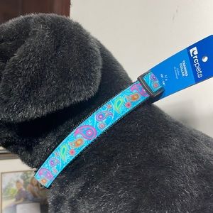 Paisley print training collar